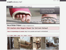 Tablet Screenshot of castbabes.net